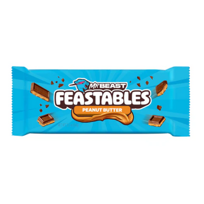 Mr. Beast Feastables King Size Peanut Butter Bar 2.1oz - 24ct