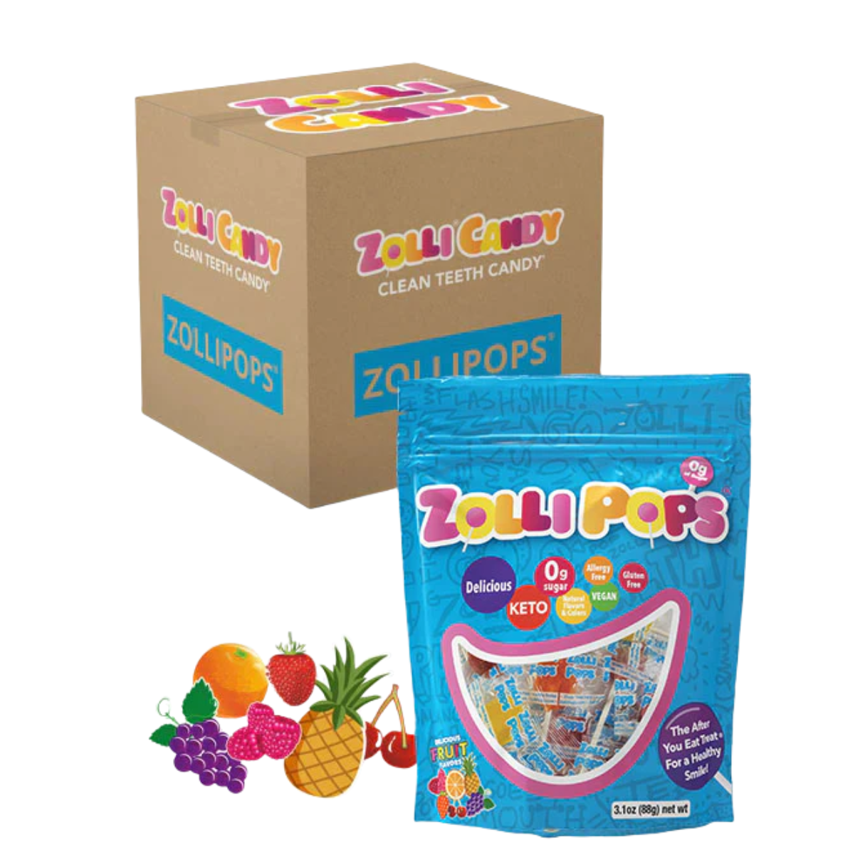 Zollipops Original Assorted 3.1oz - 24ct