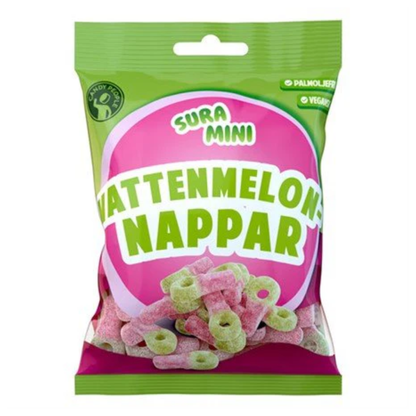 Candy People Sour Watermelon Pacifier Peg Bag 70g - 18ct