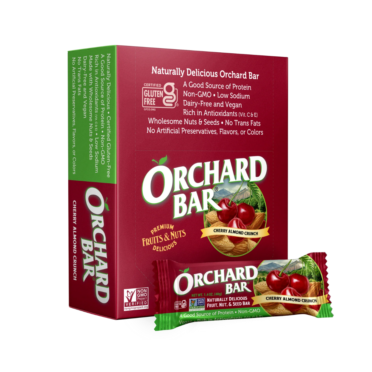 Liberty Orchards Cherry Almond Crunch Carton 1.4oz - 9/12ct