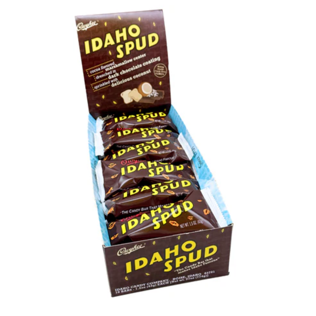 Idaho Spud Candy Bar 1.5oz - 18ct
