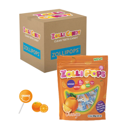 Zollipops Orange 3.1 oz - 24ct