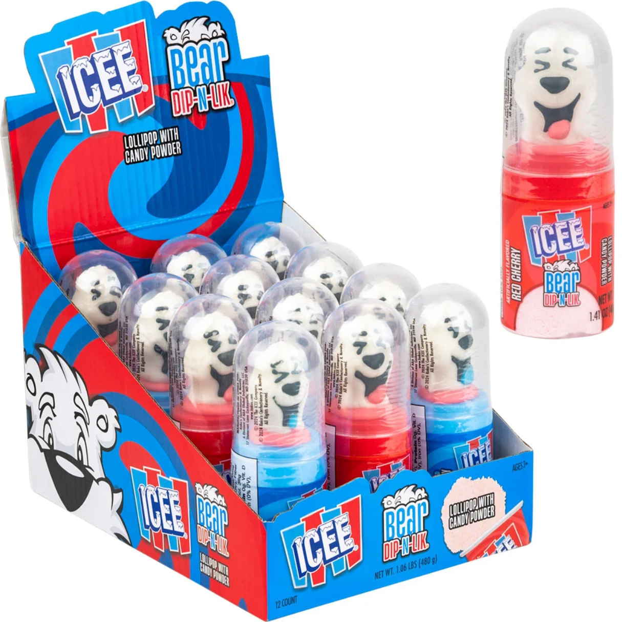 Koko's ICEE Bear Dip-N-Lik 1.41oz - 8/12ct – I Got Your Candy