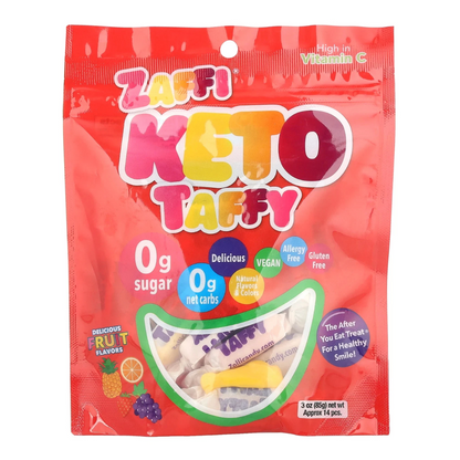 Zaffi Keto Taffy Assorted 3oz - 24ct