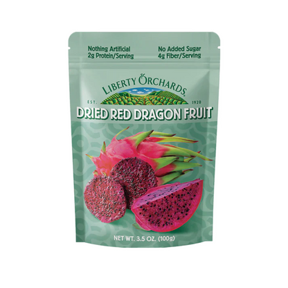 Liberty Orchards Dried Red Dragon Fruit Peg Bag 3.5oz - 17ct