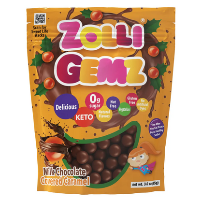 Zolli Milk Chocolate Gemz 3oz - 24ct