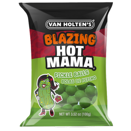 Van Holten's Blazing Hot Mama Pickle Balls 3.52oz - 12ct