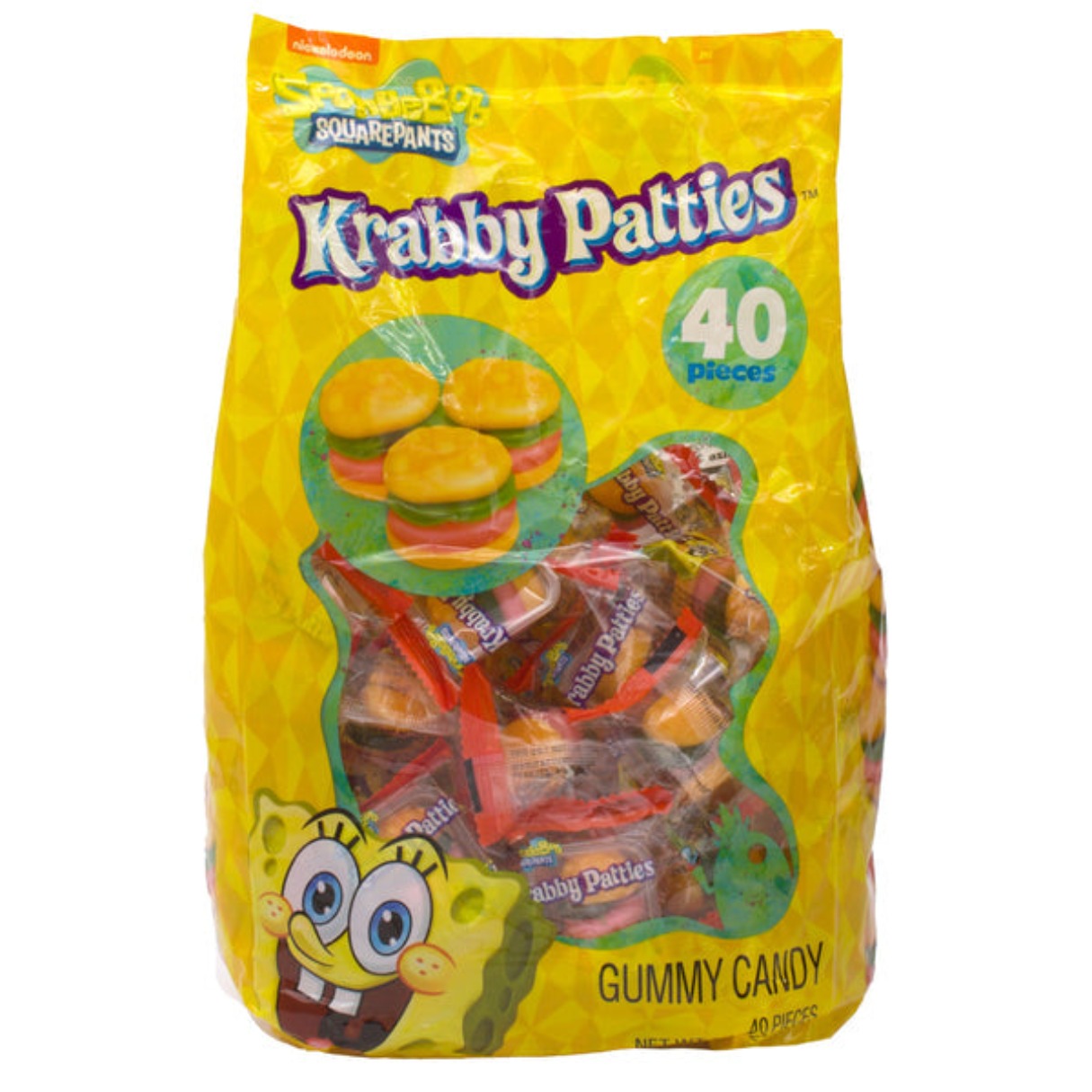 SpongeBob Krabby Patties Original Gummy Candy 9.52oz