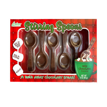 Chocolate Stirring Spoons 3oz - 12ct