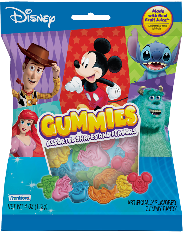 Disney Fruit Flavored Gummies 4oz - 12ct