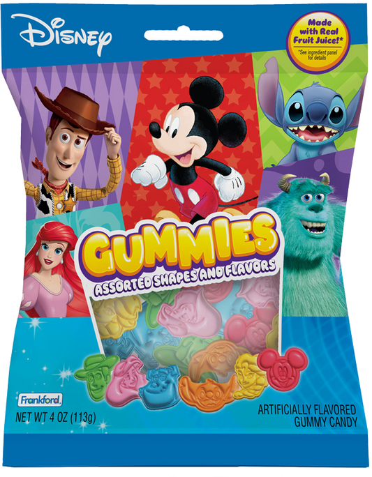 Disney Fruit Flavored Gummies 4oz - 12ct