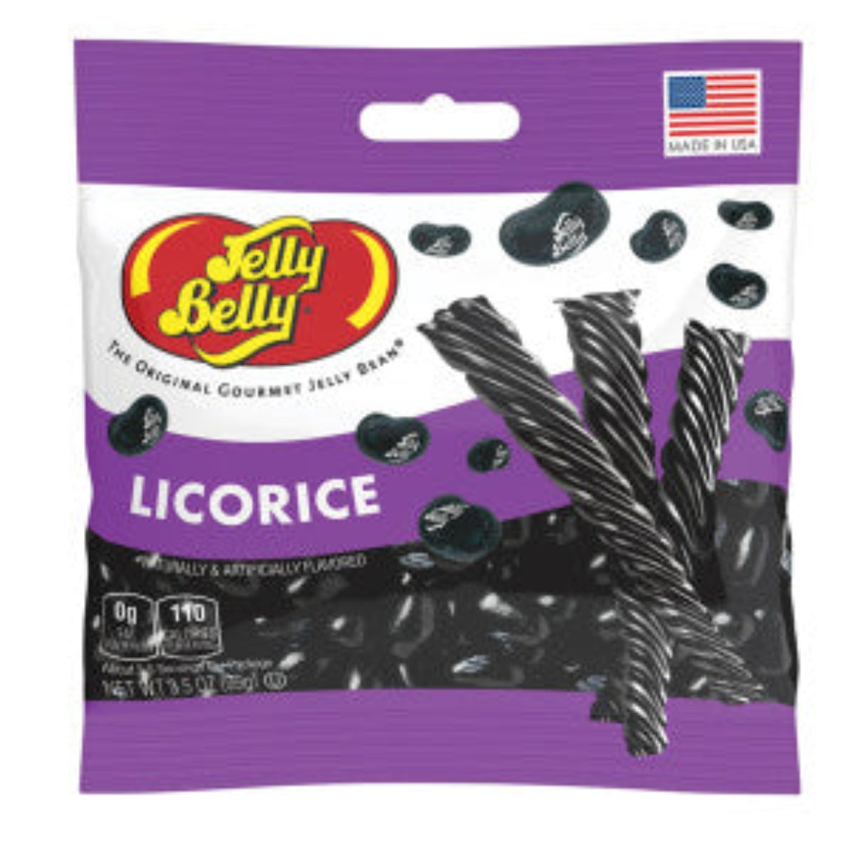 Jelly Belly Black Licorice Jelly Beans 3.5oz - 12ct