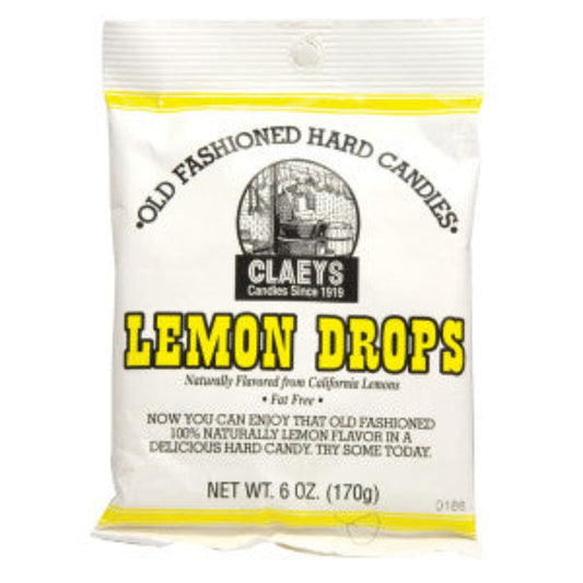 Claey's Sanded Lemon Hard Candies 6oz - 24ct