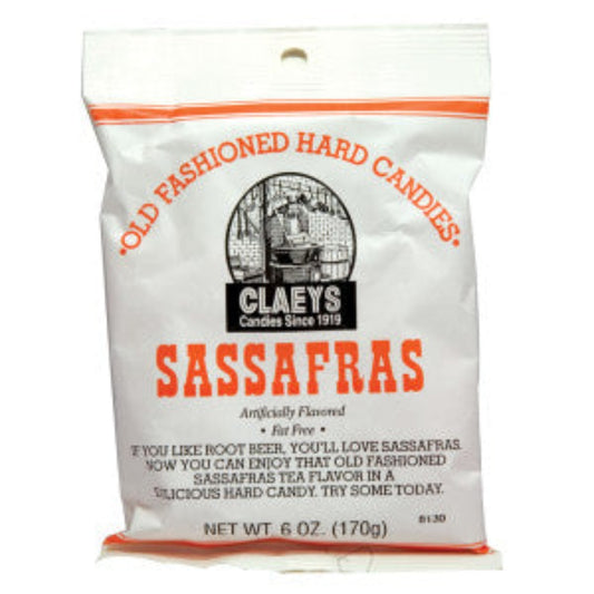 Claey's Sassafras Old Fashion Hard Candies 6oz - 24ct