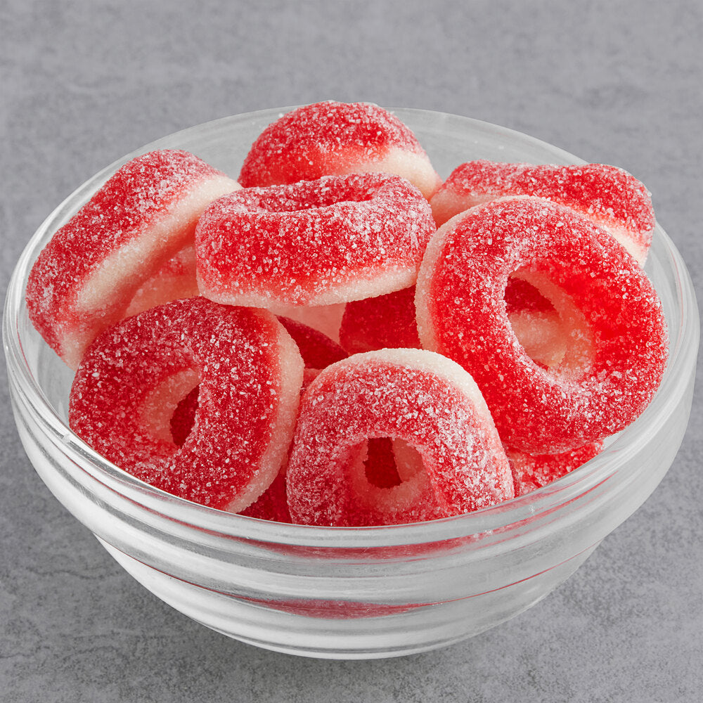Kervan Cherry Gummi Rings Bulk Bag 5lb - 1ct
