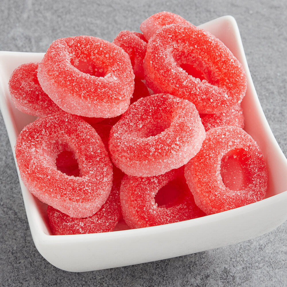 Kervan Gummi Watermelon Rings Bulk Bag 5lb - 1ct