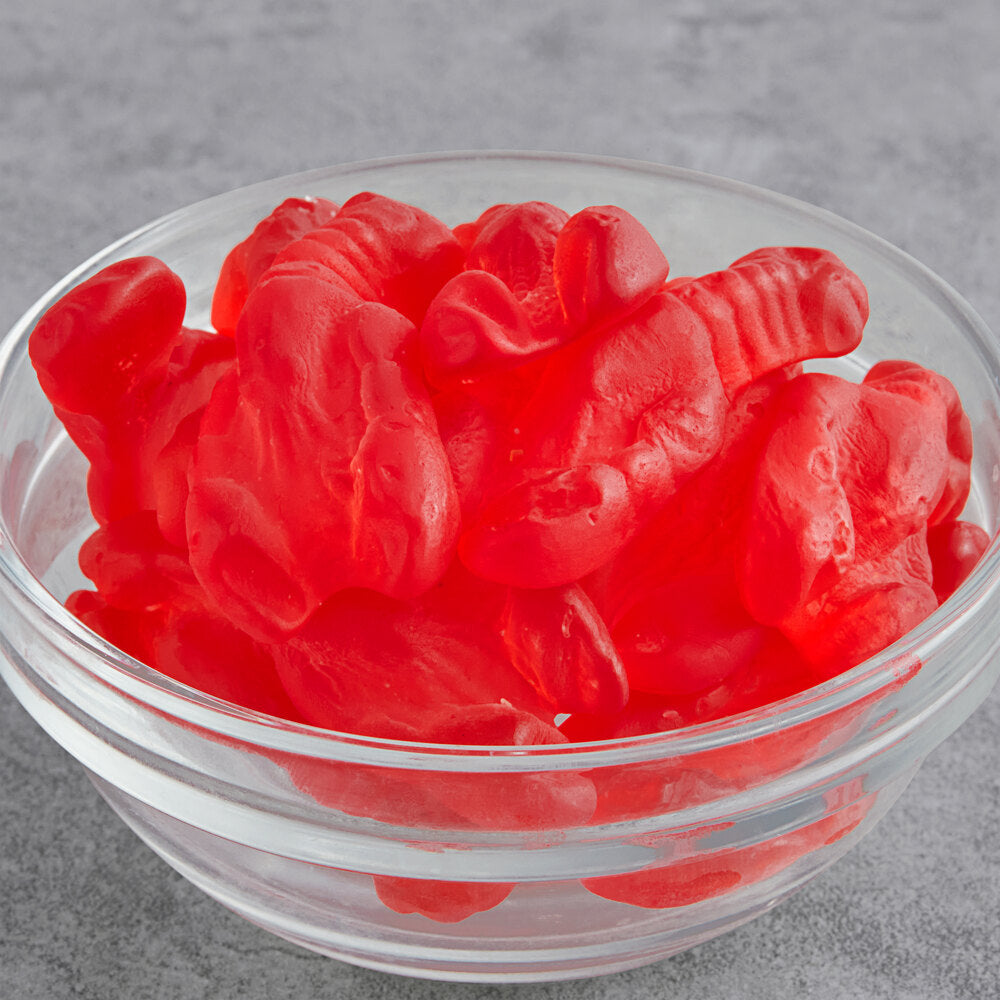 Kervan Gummi Red Lobsters Candies Bulk Bag 5lb - 1ct