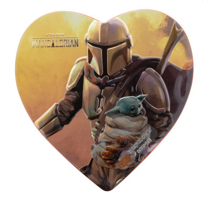 Star Wars The Mandalorian Assorted Heart Tins with Chocolate - Choose from 3 Designs