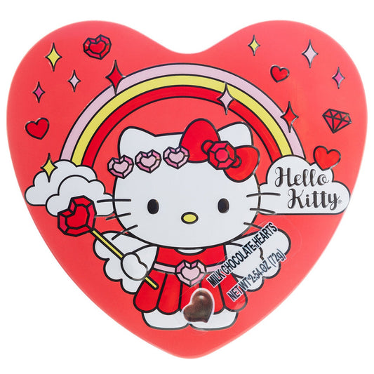 Hello Kitty Heart Tin with Chocolate 2.54oz - 6ct