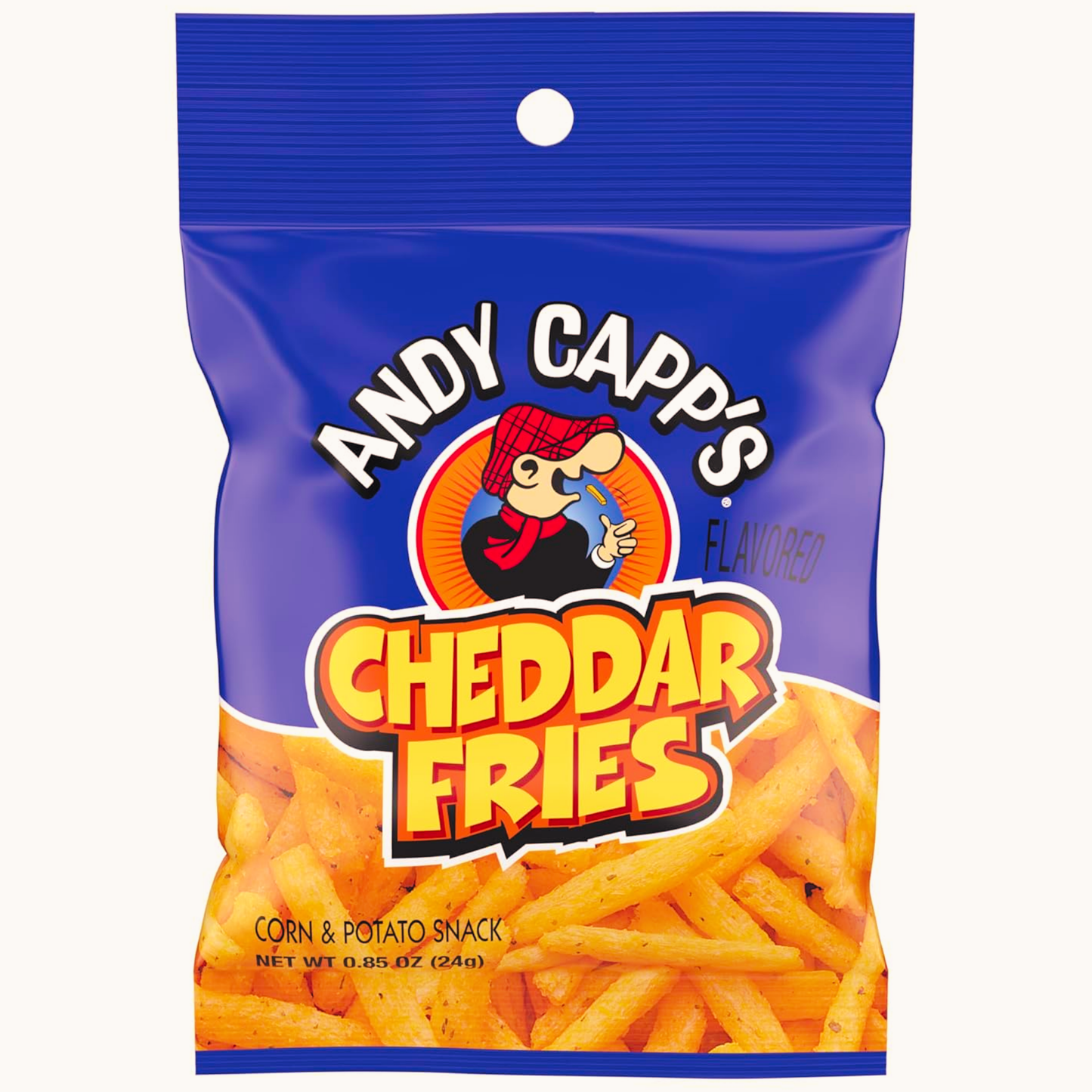 Andy Capp's Cheddar Fries Bag .85oz - 72ct