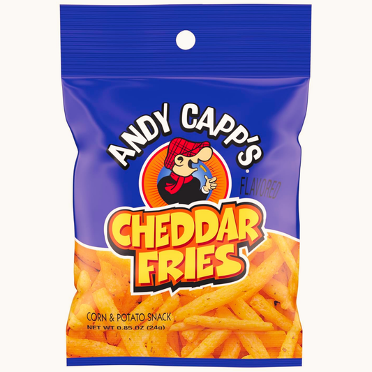 Andy Capp's Cheddar Fries Bag .85oz - 72ct