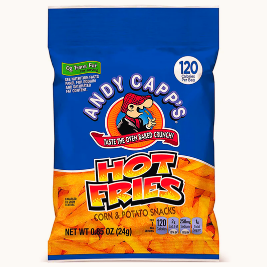 Andy Capp's Hot Fries Bag .85oz - 72ct