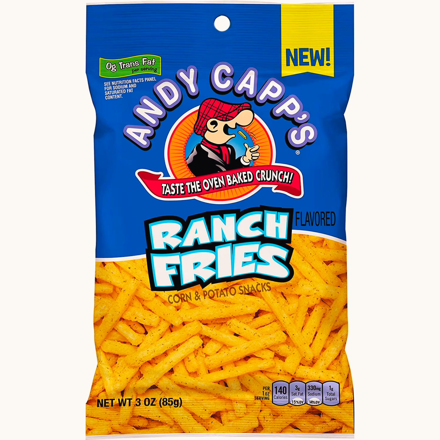 Andy Capp's Ranch Fries 3oz 12ct