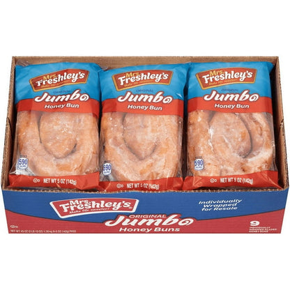 Mrs. Freshley's Jumbo Honey Buns 5oz - 6ct