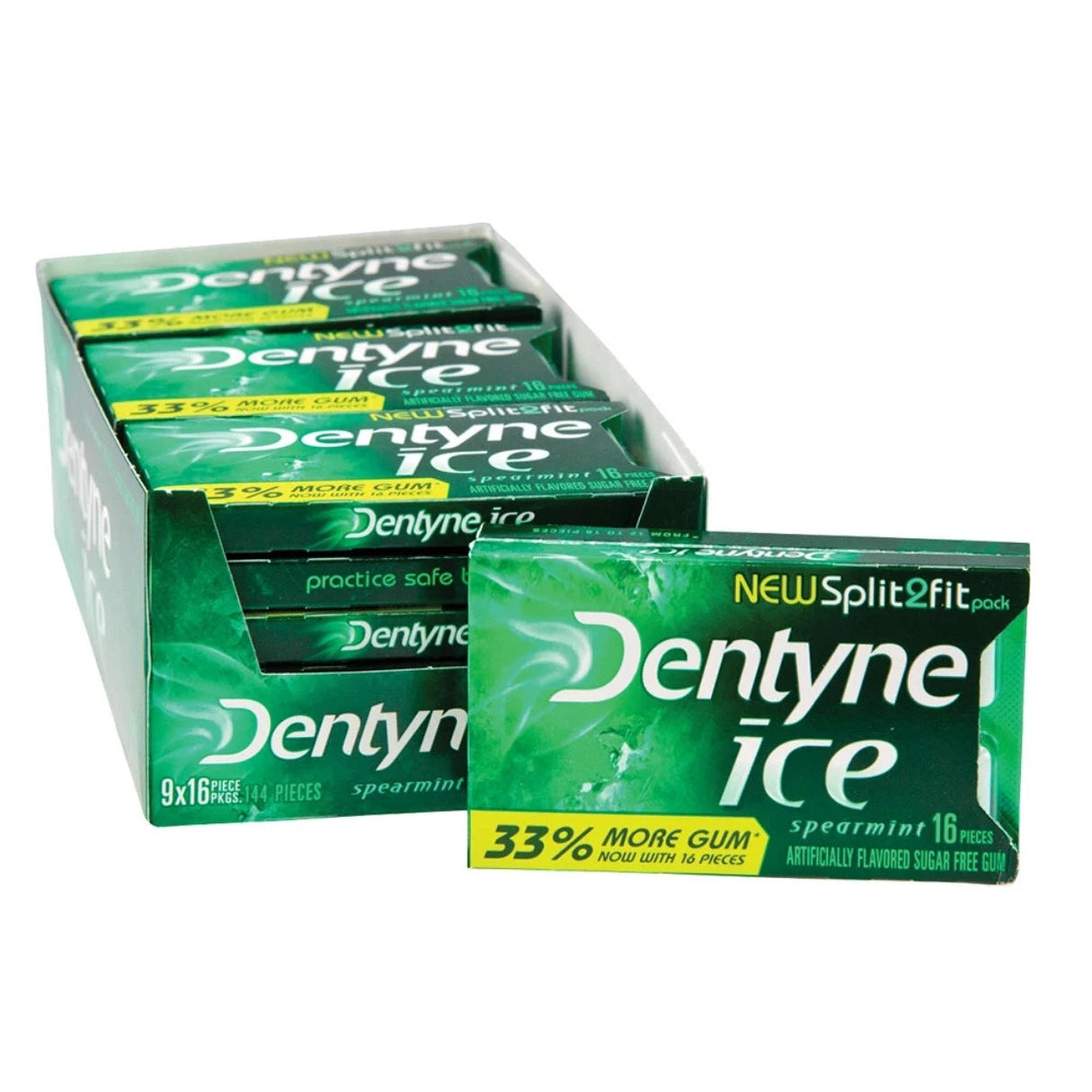 Dentyne Ice Sugarless Gum Spearmint - 9ct