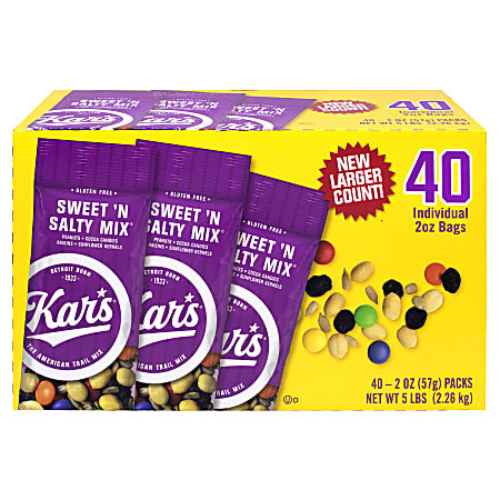 Kars Sweet & Salty Trail Mix 2oz - 40ct