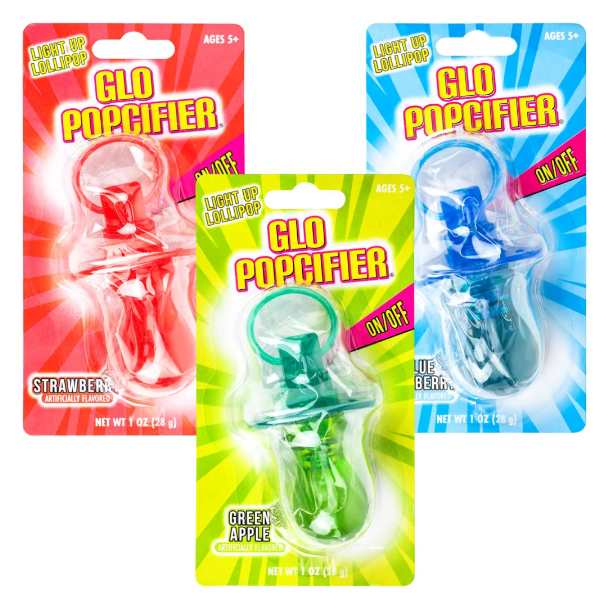 Koko's Glo Popcifier Light Up Lollipop .99oz 12ct