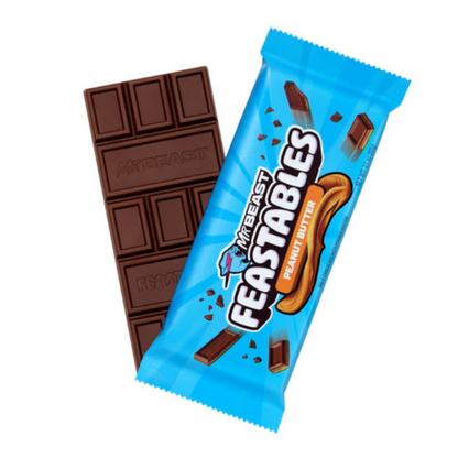 Mr. Beast Feastables King Size Peanut Butter Bar 2.1oz - 24ct