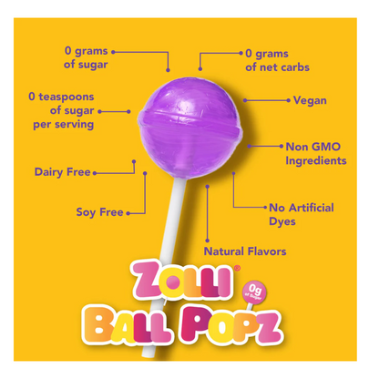 Zolli Ball Popz Boss Baby Limited Edition Asstd. 3.1oz - 24ct