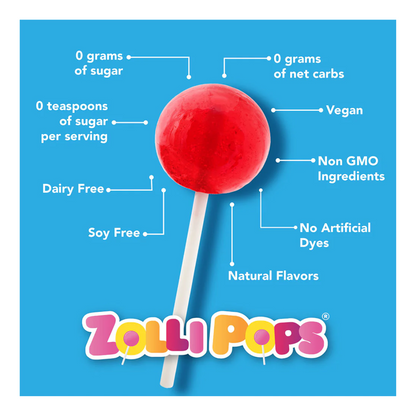 Zollipops Tropical Assorted 3.1oz - 24ct