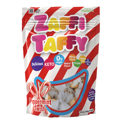Zaffi Taffy Peppermint Twist 5oz - 24ct