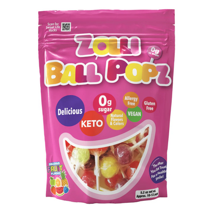 Zolli Ball Popz Assorted 5.2 oz - 24ct