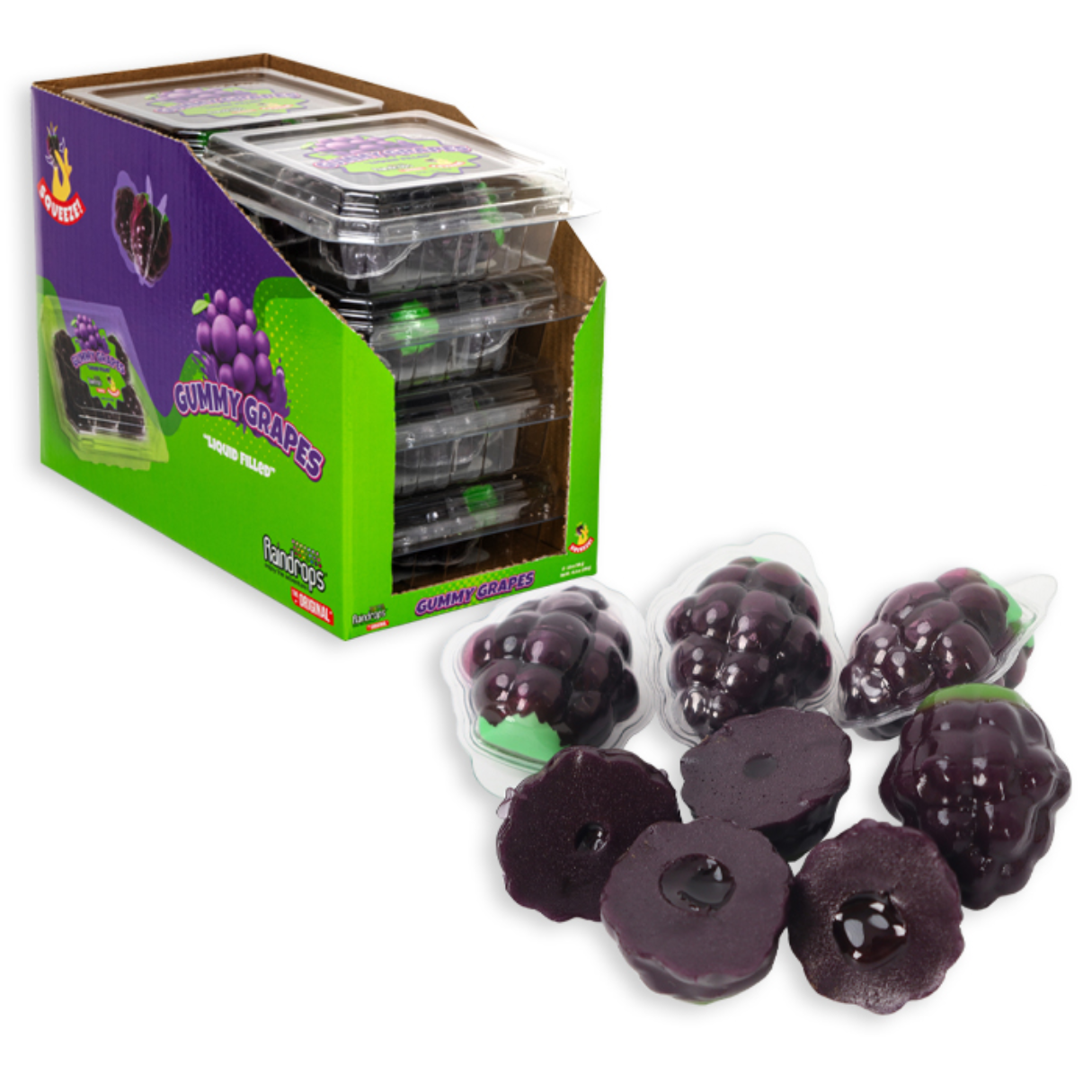 Raindrops Gummy Grapes 3.8oz - 16ct