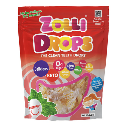 Zolli Drops Peppermint 3oz - 24ct