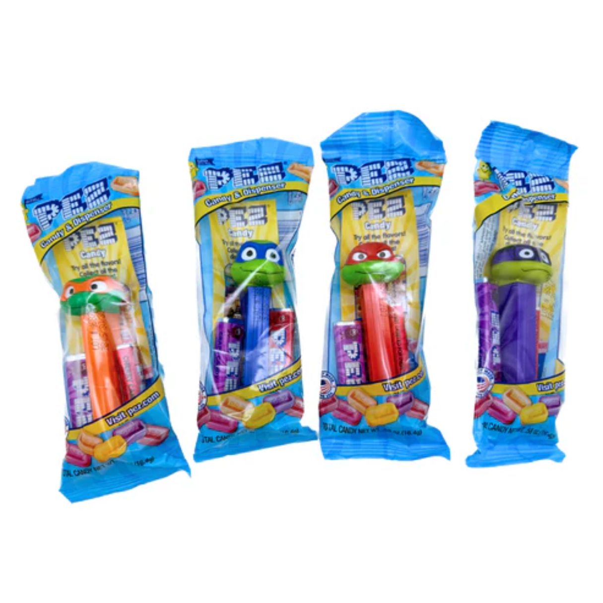 PEZ Teenage Mutant Ninja Turtles Mutant Mayhem Party Pack - 12ct