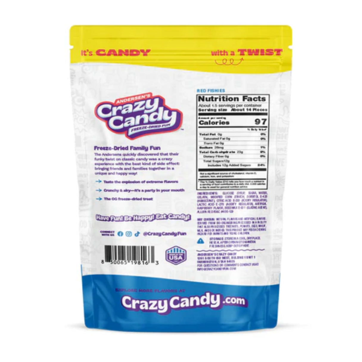 Freeze Dried Red Fishies 1.5oz - 12ct