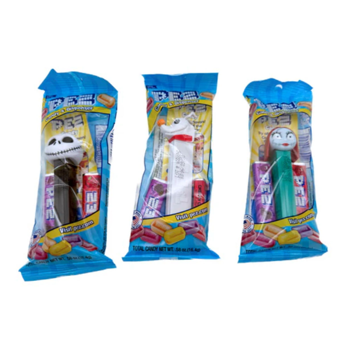Pez Nightmare Before Christmas Party Pack .58oz  - 12ct