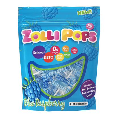 Zollipops Blue Raspberry 3.1oz - 24ct