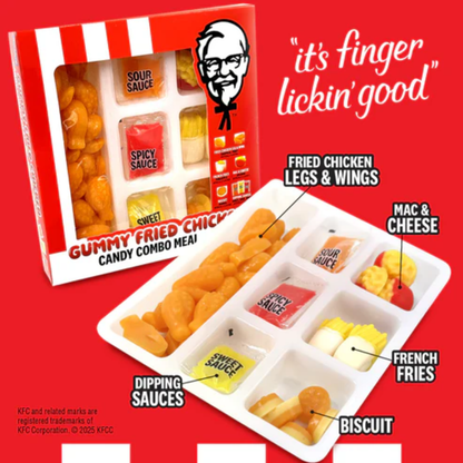 KFC Gummy Fried Chicken Candy Combo Meal 7.1oz - 12ct