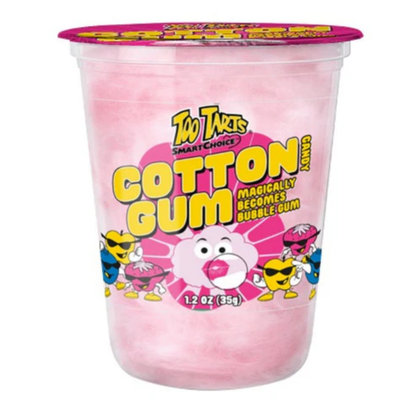 Too Tarts Cotton Candy Gum 1.2oz - 6ct