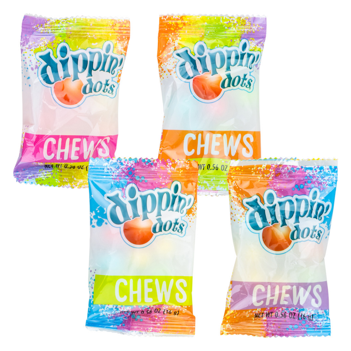 Koko's Dippin’ Dots Chews Bags Bulk 16g 4/150ct