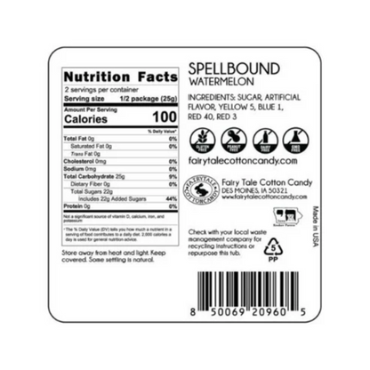 Spellbound Mystic Melon Cotton Candy Tub 1.75oz - 24ct