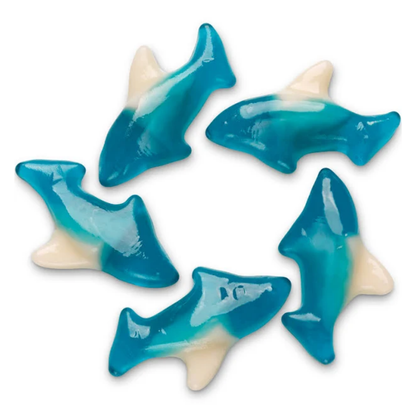 Albanese Blue Gummi Sharks 5lb - 4ct