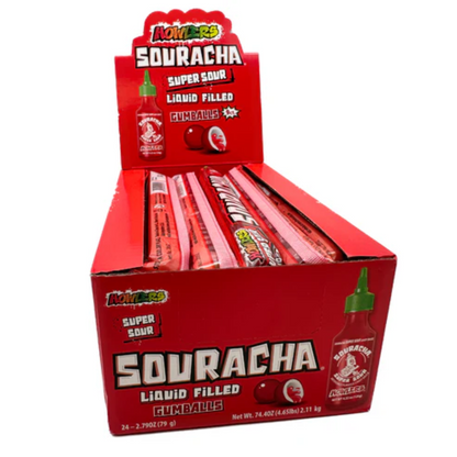 Howlers Souracha Super Sour Liquid Filled Gumballs 2.79oz - 24ct