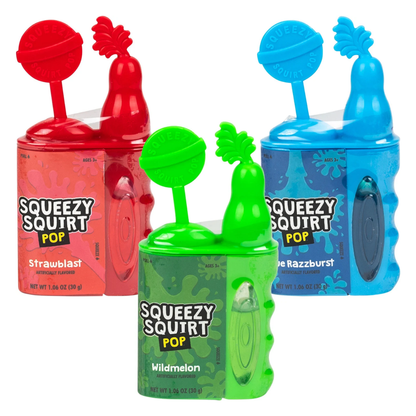 Koko's Squeezy Squirt Pop Candy 1.06oz - 12ct