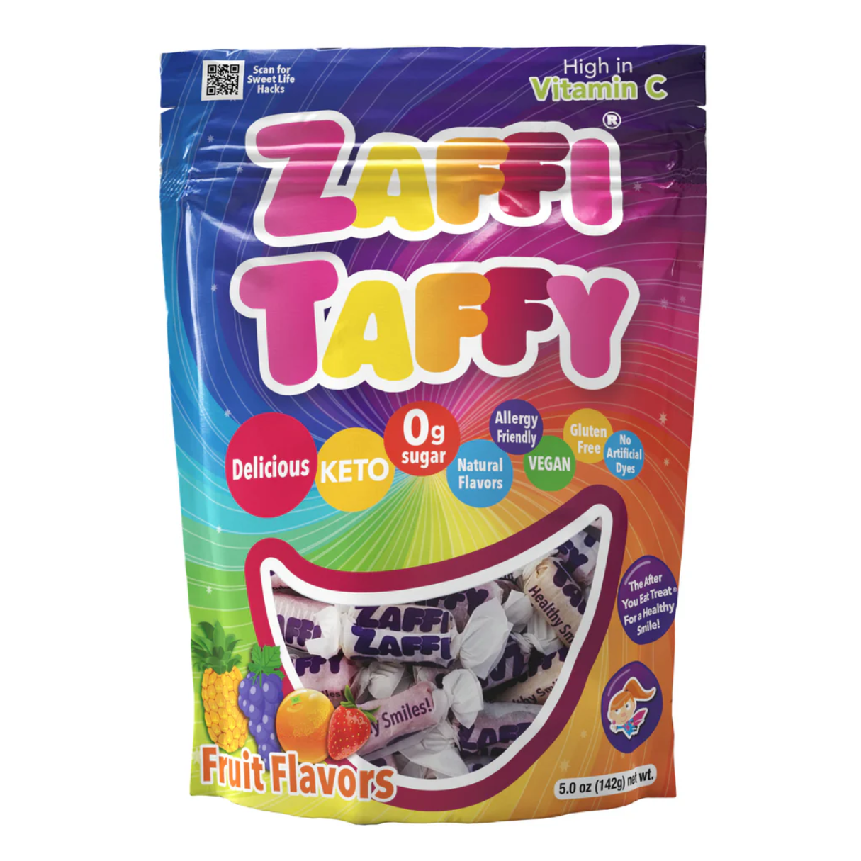 Zaffi Taffy Assorted 5oz - 24ct